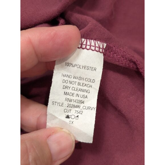 đź‘—Cotton Bleu Smocked Cottagecore Midi Dress | Curvy Fit 1X | Made in USA - Picture 6 of 7